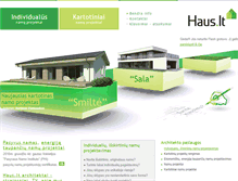 Tablet Screenshot of haus.lt